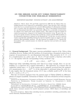 On the Shroer–Sauer–Ott–Yorke Predictability Conjecture for Time-Delay Embeddings