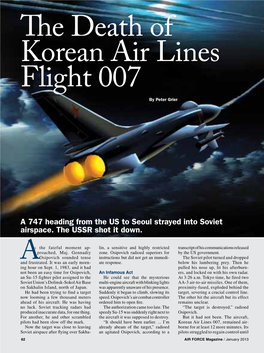 The Death of Korean Air Lines Flight 007 by Peter Grier
