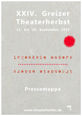 Der Greizer Theaterherbst