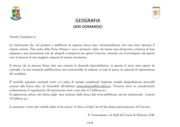 Geografia (400 Domande)