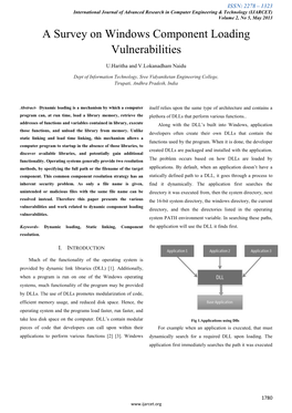 A Survey on Windows Component Loading Vulnerabilities