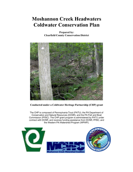 Moshannon Creek Headwaters Coldwater Conservation Plan