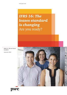 IFRS 16: the Leases Standard Is Changing Are You Ready?