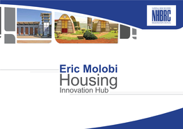 Eric Molobi Booklet for the NHBRC Website