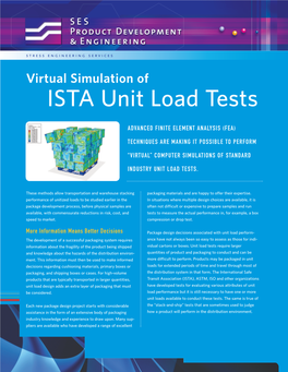 ISTA Unit Load Tests