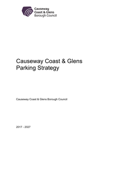 Causeway Coasts & Glens Parking Strategy