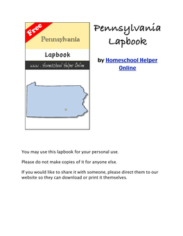 Pennsylvania Lapbook