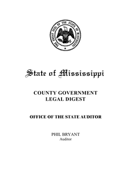 County Government Legal Digest