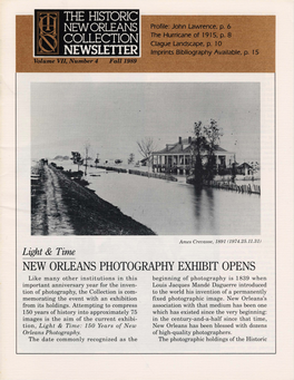 New Orleans Photography Exhibit Opens