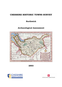 Northwich Archaeological Assessment