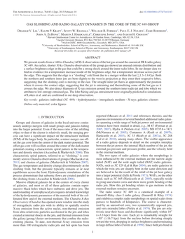 Gas Sloshing and Radio Galaxy Dynamics in the Core of the 3C 449 Group