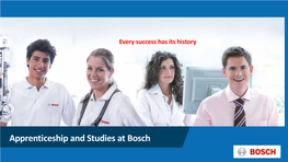 Apprenticeship and Studies at Bosch ‒ Facts, Figures and Global Overview