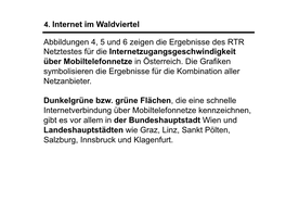 4. Internet Im Waldviertel Abbildungen 4, 5 Und 6 Zeigen Die Ergebnisse