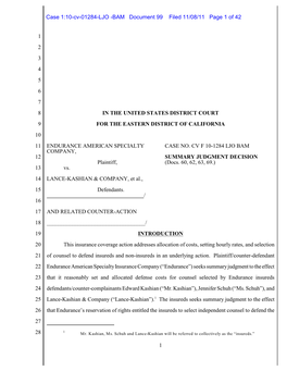 Case 1:10-Cv-01284-LJO -BAM Document 99 Filed 11/08/11 Page 1 of 42