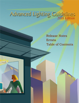 Advanced Lighting Guildelines: 2001 Edition CD-ROM Release 1.1B