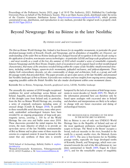 Beyond Newgrange: Brú Na Bóinne in the Later Neolithic