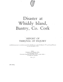 Disaster at Whiddy Island, Bantry, Co. Cork