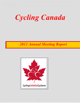 Cycling Canada