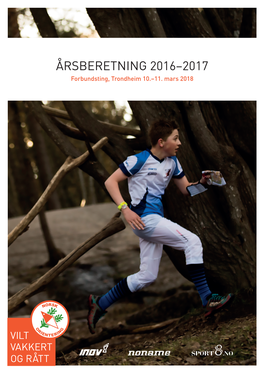 ÅRSBERETNING 2016–2017 Forbundsting, Trondheim 10.–11