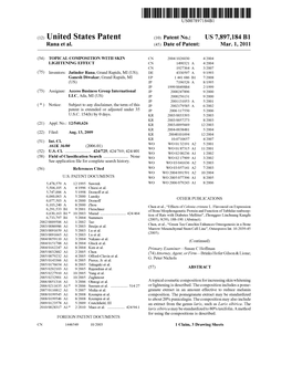 (12) United States Patent (10) Patent No.: US 7,897,184 B1 Rana Et Al