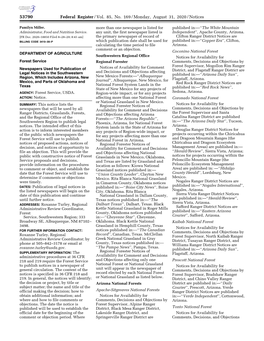 Federal Register/Vol. 85, No. 169/Monday, August 31, 2020