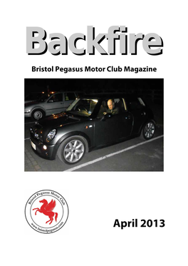 April 2013 Contents Chairman's Chat Editorial Pit Lane Exit News Navigation Exercise – 1St March 2013