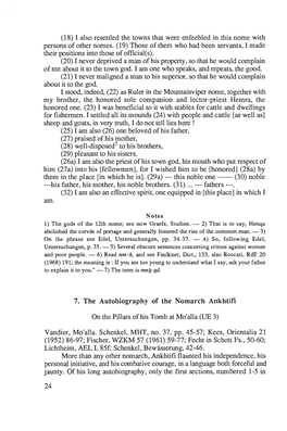 I Also Resettled the Towns That Were Enfeebled in This Nome with Persons of Other Nomes