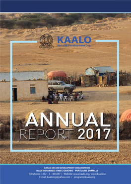 Kaalo 2017 Annual Reports