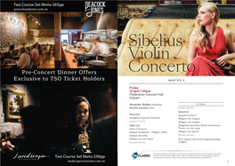 Sibelius Violin Concerto