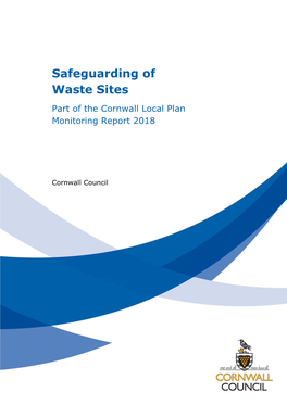 Cornwall Safeguarding of Waste Sites Document