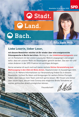 Stadt. Land. Bach. Bela Bach Mdb