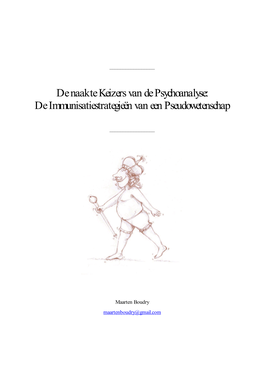 De Naakte Keizers Van De Psychoanalyse: De Immunisatiestrategieën Van Een Pseudowetenschap