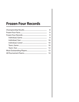 Frozen Four Records