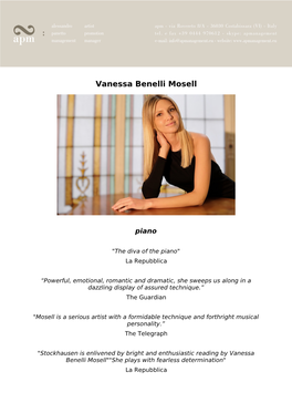 Vanessa Benelli Mosell