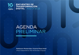 Agenda Preliminar