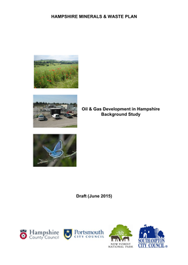 Oil and Gas Development in Hampshire - Background Study