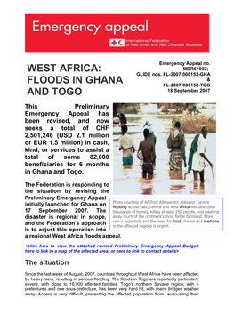 West Africa: Floods in Ghana and Togo