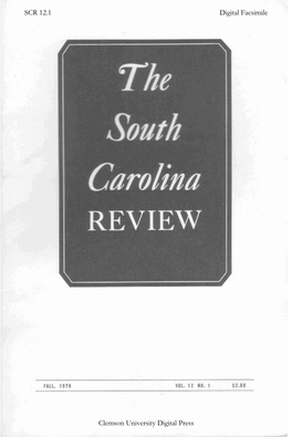 SCR 12.1 Digital Facsimile Clemson University Digital Press