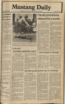 Mustang Daily, May 2, 1980