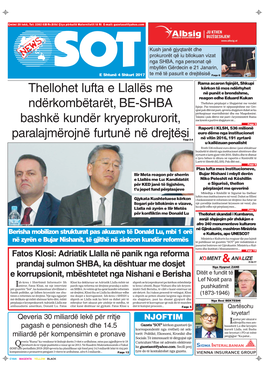 Thellohet Lufta E Llallës Me Ndërkombëtarët, BE-SHBA Bashkë