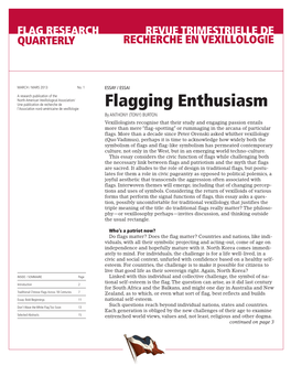 Flag Research Quarterly, March 2013, No. 1