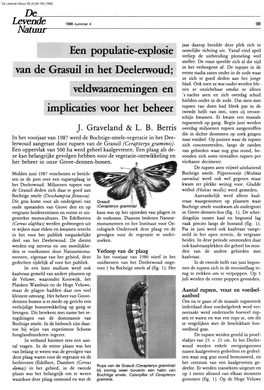 (1988) Een Populatie-Explosie Van De Grasuil in Het Deelerwoud