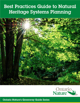 Best Practices Guide to Natural Heritage Systems Planning