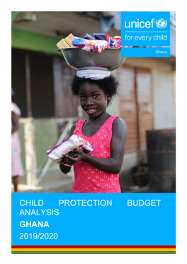 Child Protection Budget Analysis Ghana 2019/2020