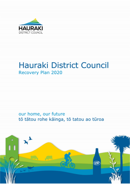 Hauraki District Council Recovery Plan 2020