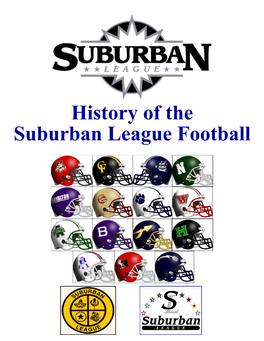 History of the Suburban League Football the History of Suburban League Football—National Conference