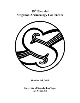 19 Biennial Mogollon Archaeology Conference