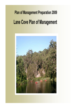 Lane Cove Plan of Management