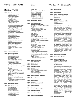 Swr2 Programm Kw 29