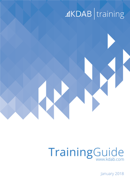 Trainingguide